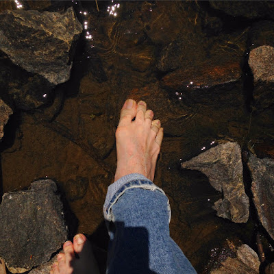 I put my toes on Lake Junaluska...