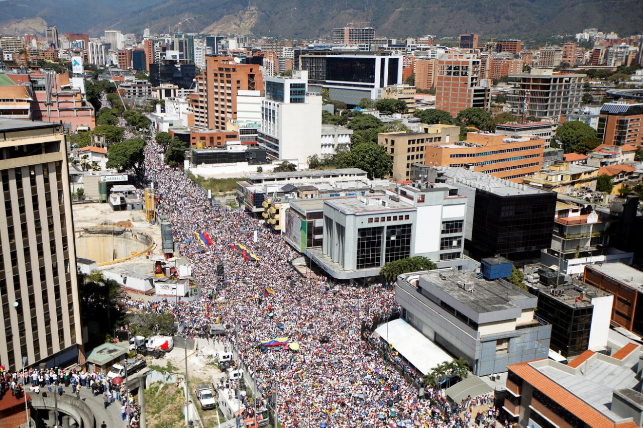 FOTOS: Venezuela inunda las calles al grito de "libertad", en contra del régimen de Nicolás Maduro