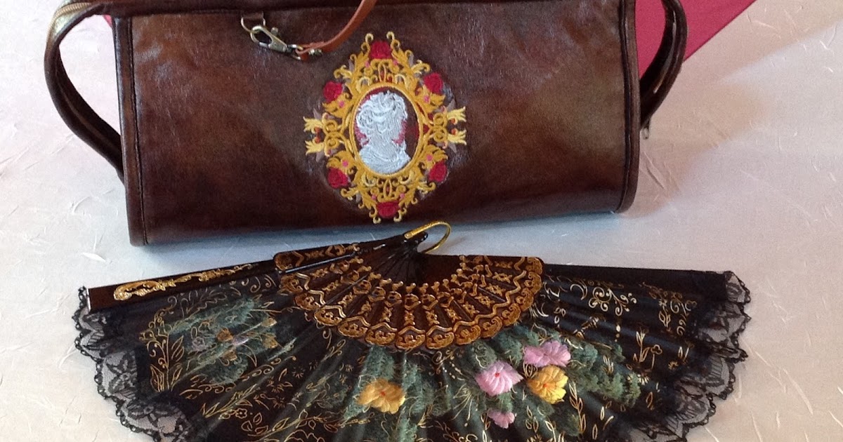 Quiltessa Patchwork palette Victorian cameo and roses (embroidery on