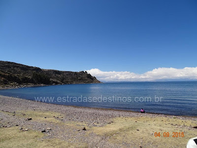 Vista da Ilha de Amantani - Puno/Peru Vista da Ilha de Amantani - Puno/Peru