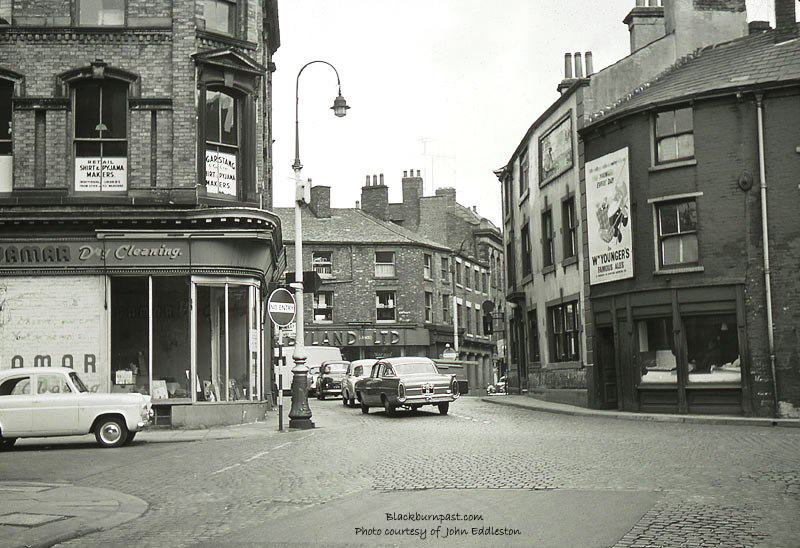 BLACKBURN PAST Astley Gate viewed from Cardwell Place 1963