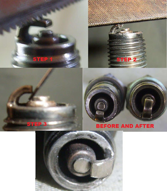 LAGENDA 115Z/ZR SPARK PLUG SIDE GAPPING