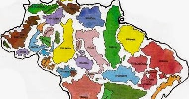 Meninos e Meninas nota 10: Sabia que os países da Europa cabem dentro