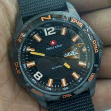harga jam tangan swiss army canvas sa 1049 black orange harga jam tangan swiss army canvas sa 1049 black orange