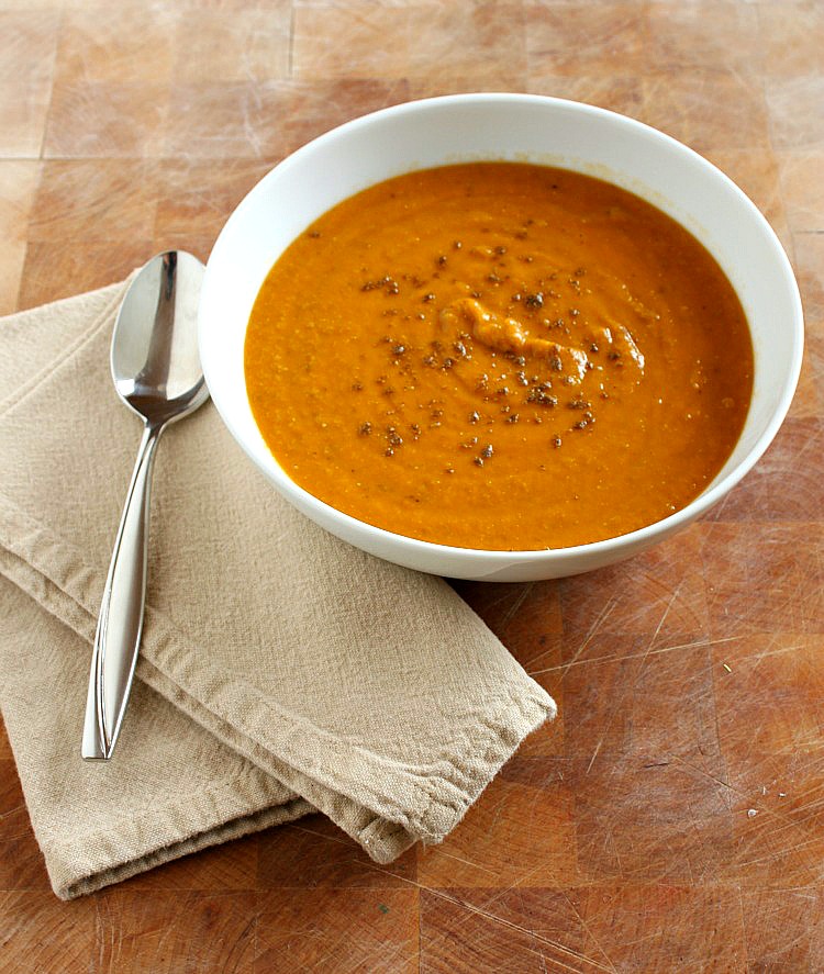 Vanilla Clouds and Lemon Drops Carrot & Lentil Soup