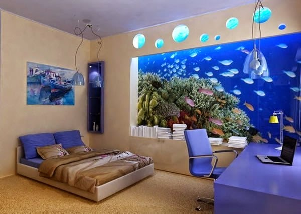 Manfaat Membuat Aquarium Dinding Dunia Akuarium