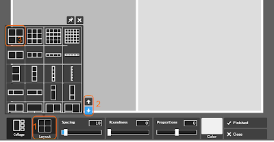 Pixrlr Express - Escolher Layout Pixrlr Express - Layout
