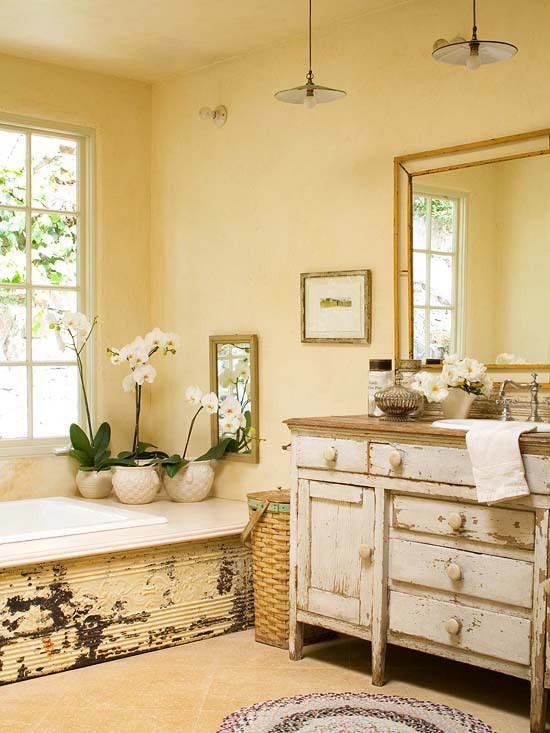 BAÑOS SHABBY CHIC [] SHABBY CHIC BATHROOMS