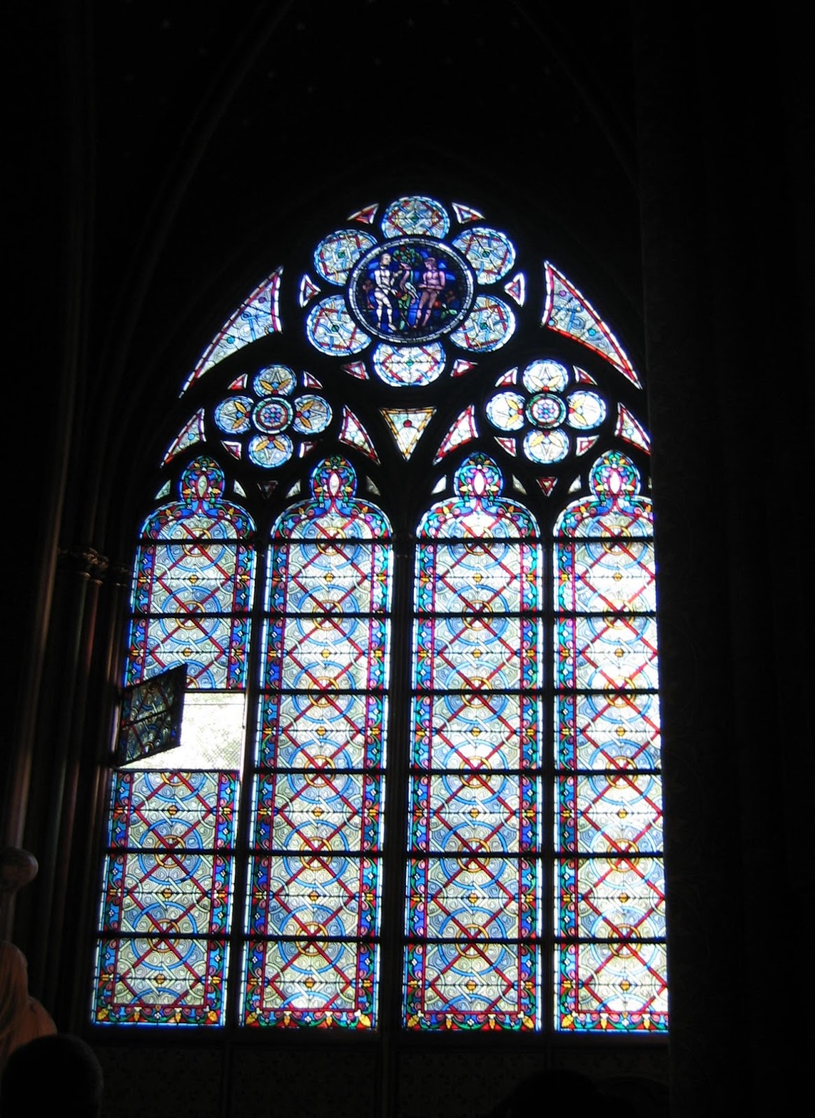 Moments of Delight...Anne Reeves Notre Dame Stained Glass in Paris