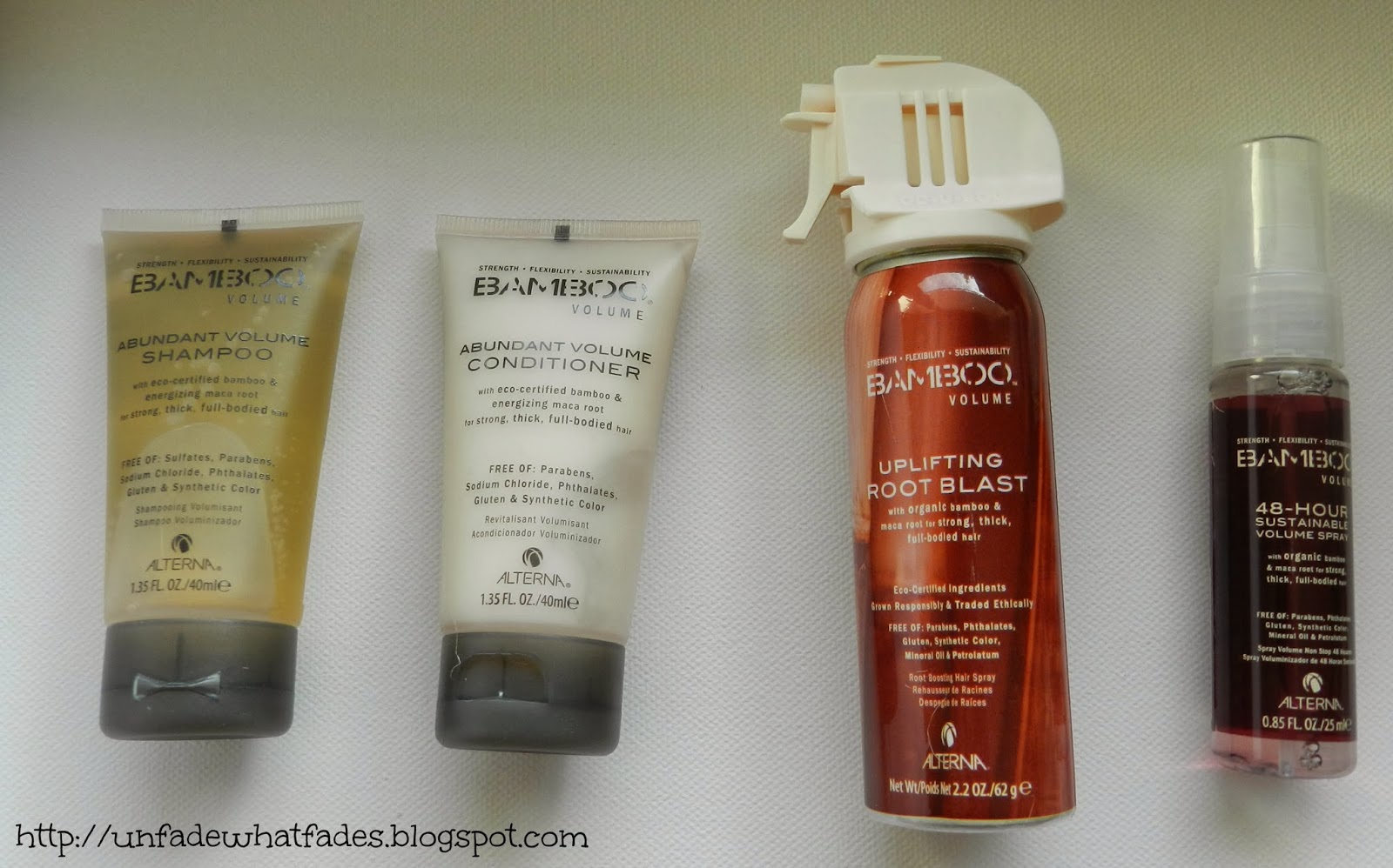 Unfade What Fades Alterna Bamboo Volume On The Go Travel Set Review
