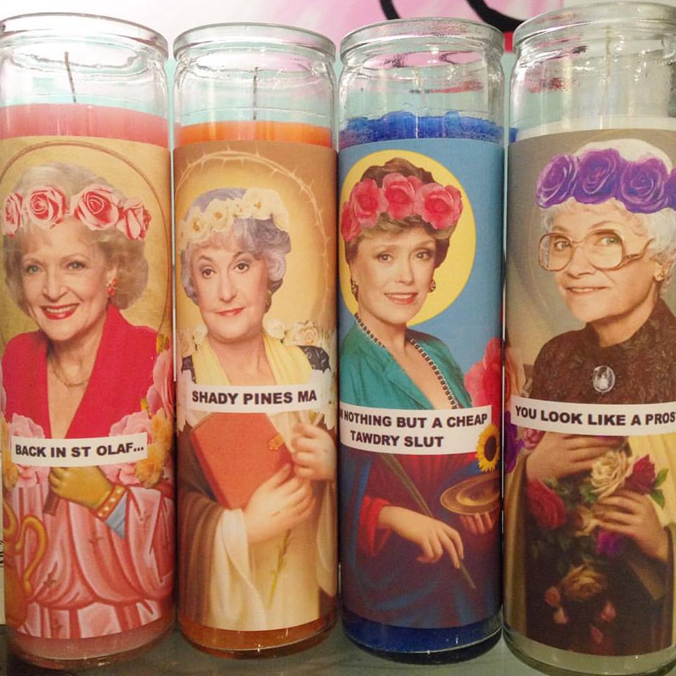 In store now Celebrity Prayer Candles Fitzroy Boutique