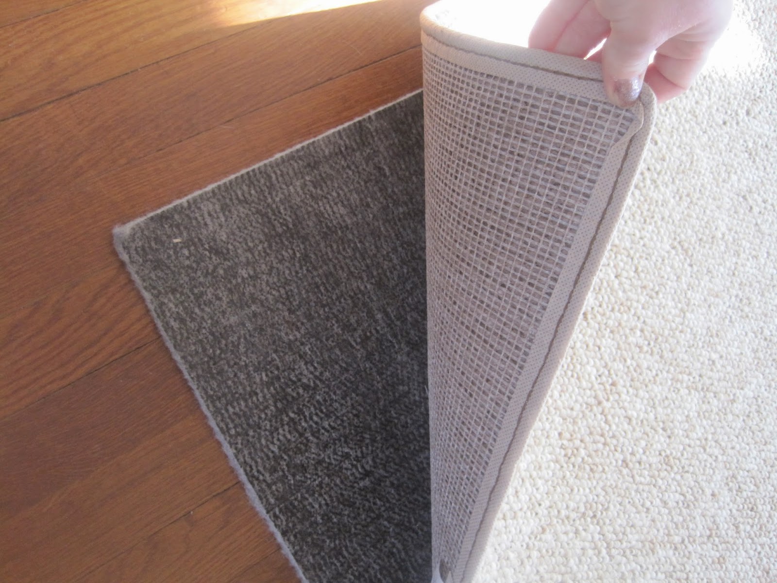 Decorated Chaos Rug Pad Corner ReviewMake a Cheap Rug Feel Like a