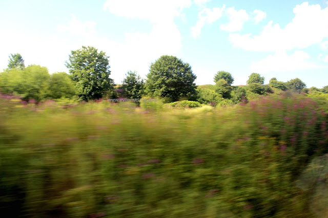 motion blur en route to Blackpool beach