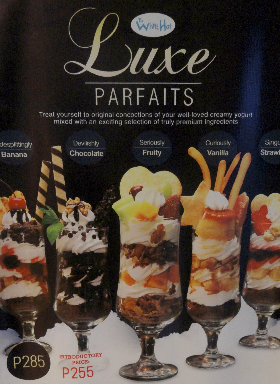 Flavors of the Luxe Parfait by The White Hat