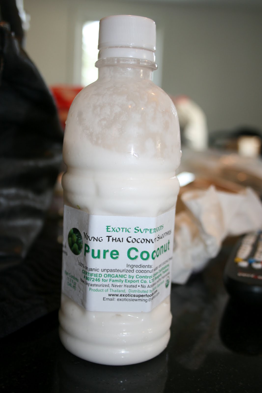 Raw Yoga Mom Exotic Superfoods Coconut Water and Meat!!!