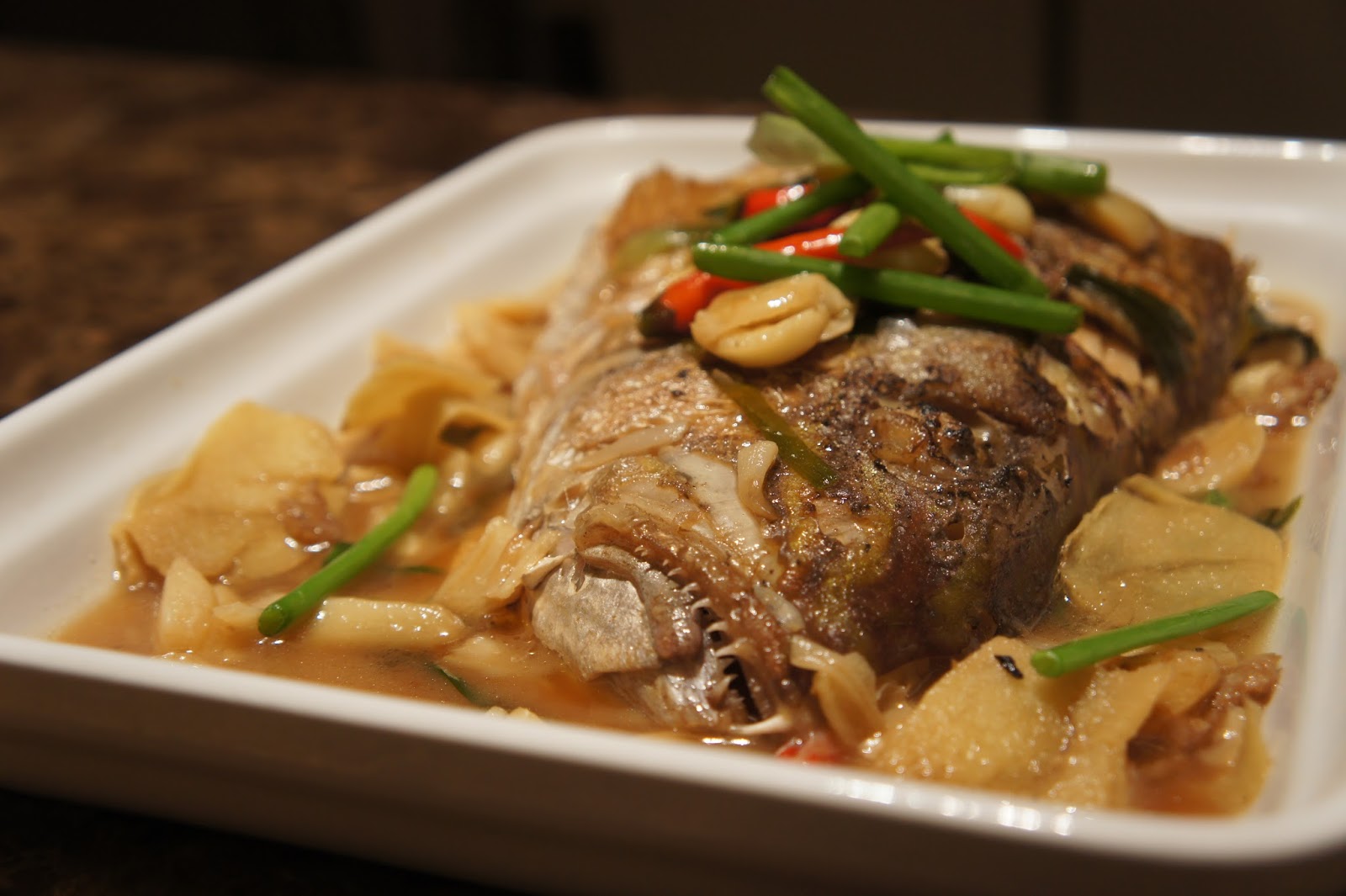 Say My Kitchen Chinese Braised Fish Head 红烧鱼头