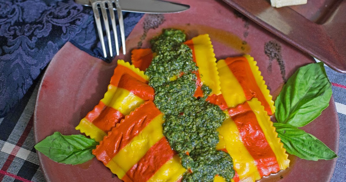 Lobster Ravioli With Homemade Pesto Sauce the DIY food blog real recipes for real people