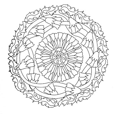 Mandala de flores Mandala de flores