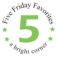 Five Friday Favorites:  Organization