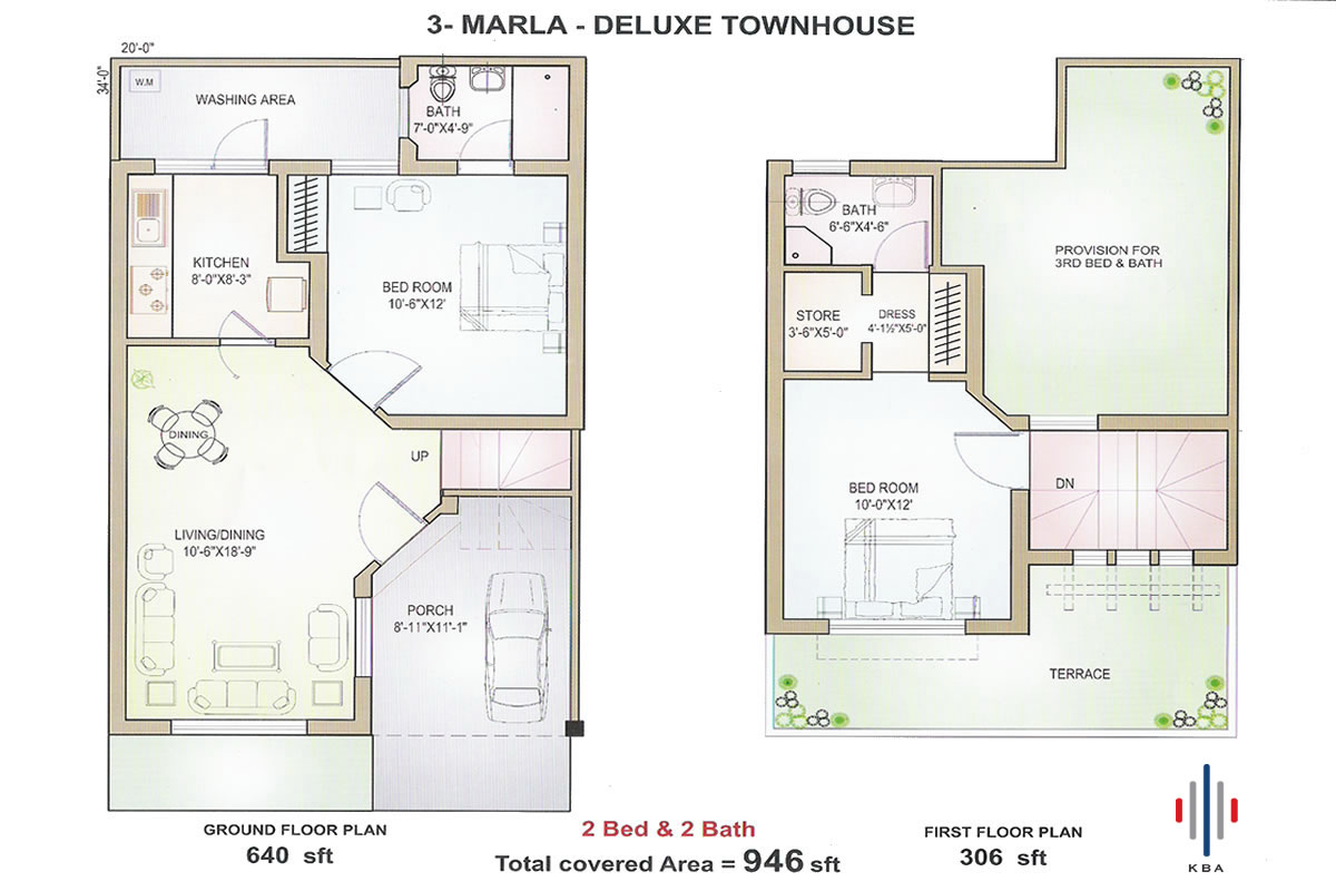Marla Delux Housing Plan from Pakistani Builders Marla Delux Housing Plan from Pakistani Builders