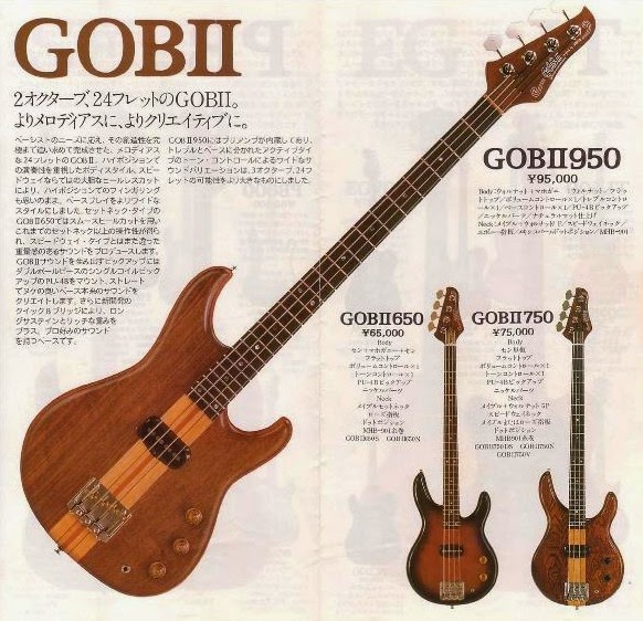 Flat Eric's Bass & Guitar Collection: Greco GOB II 750, one of the 