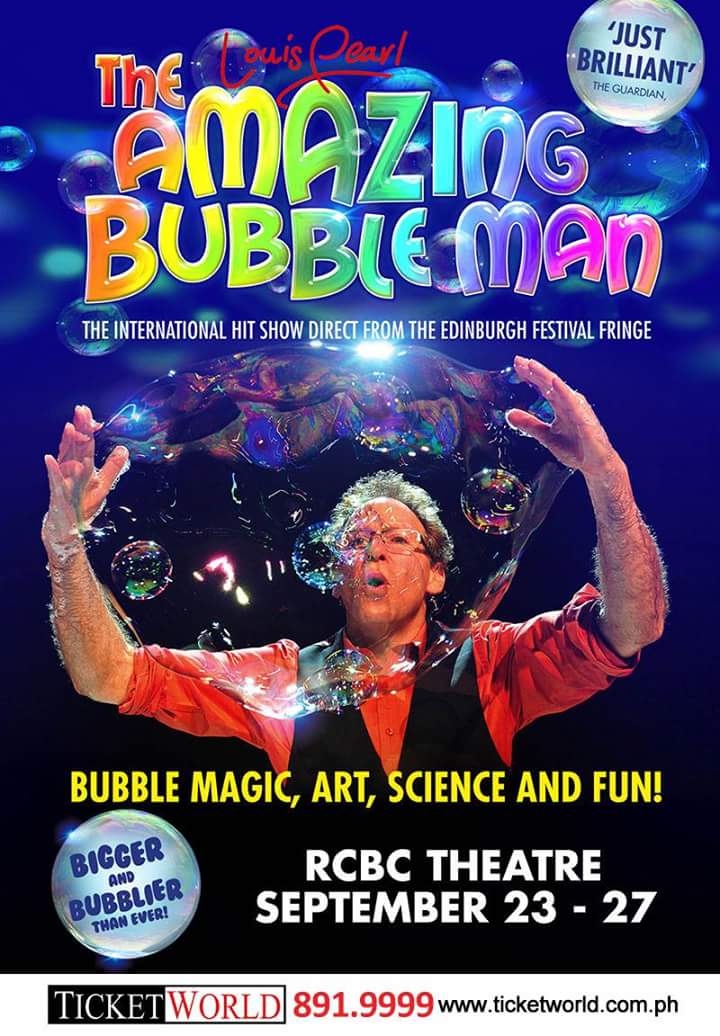 Amazing Jing for Life The Amazing Bubble Man performs live in Manila!