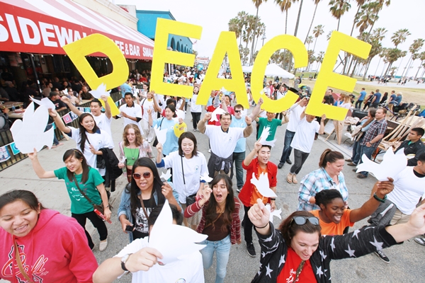Image result for images of peace walk in USA