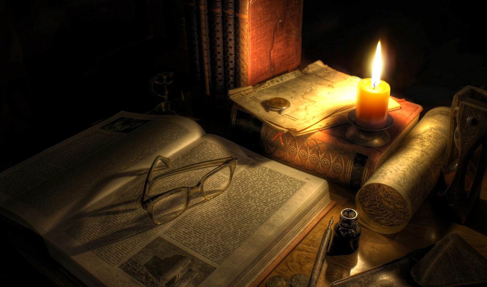 Lore lore books and candles