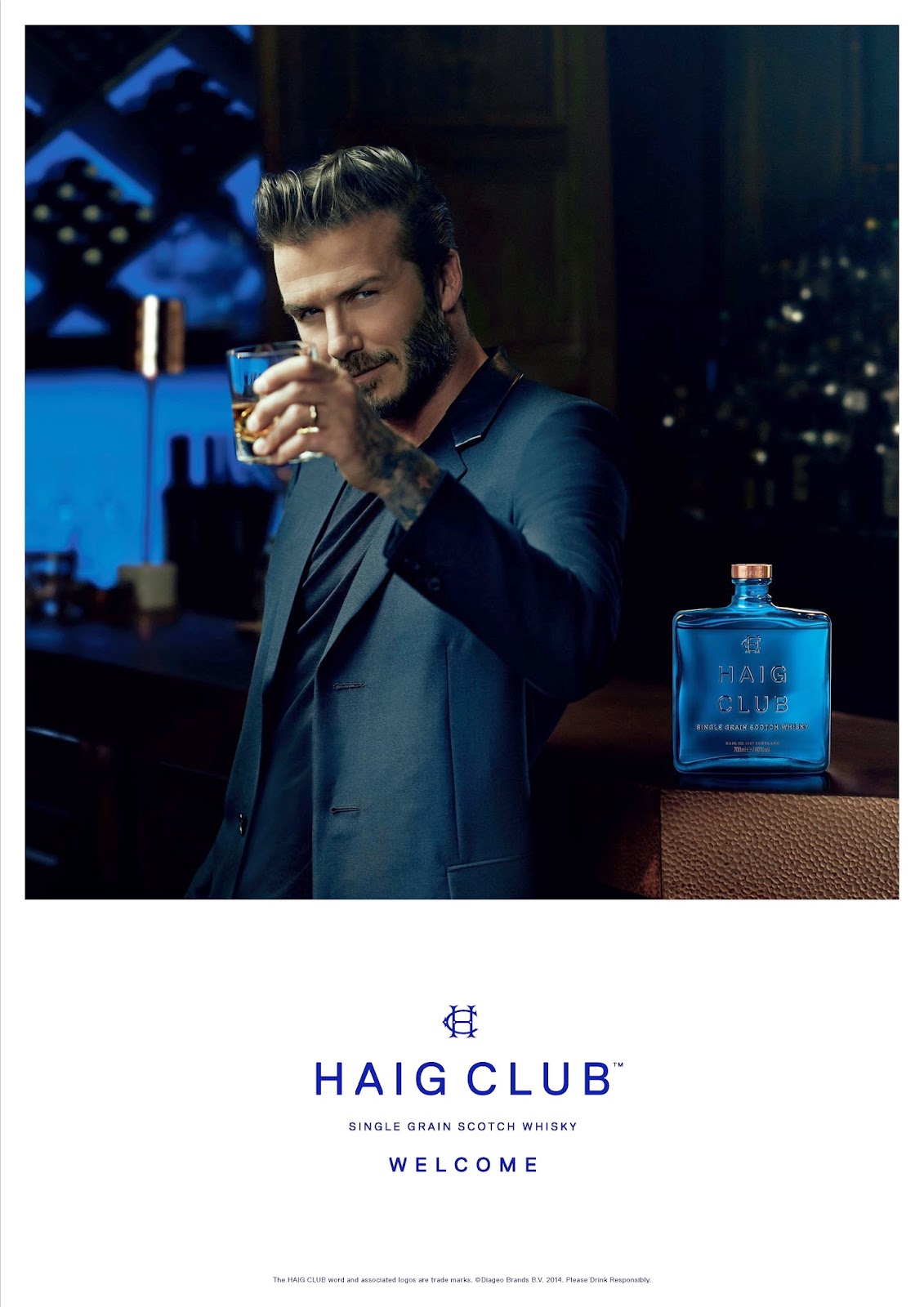 Haig Club Whiskey by David Beckham