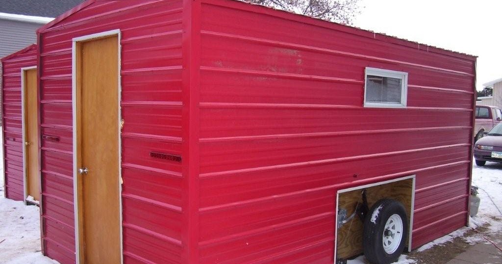 Modern Ice Fishing Shacks For Rent (Tiny House