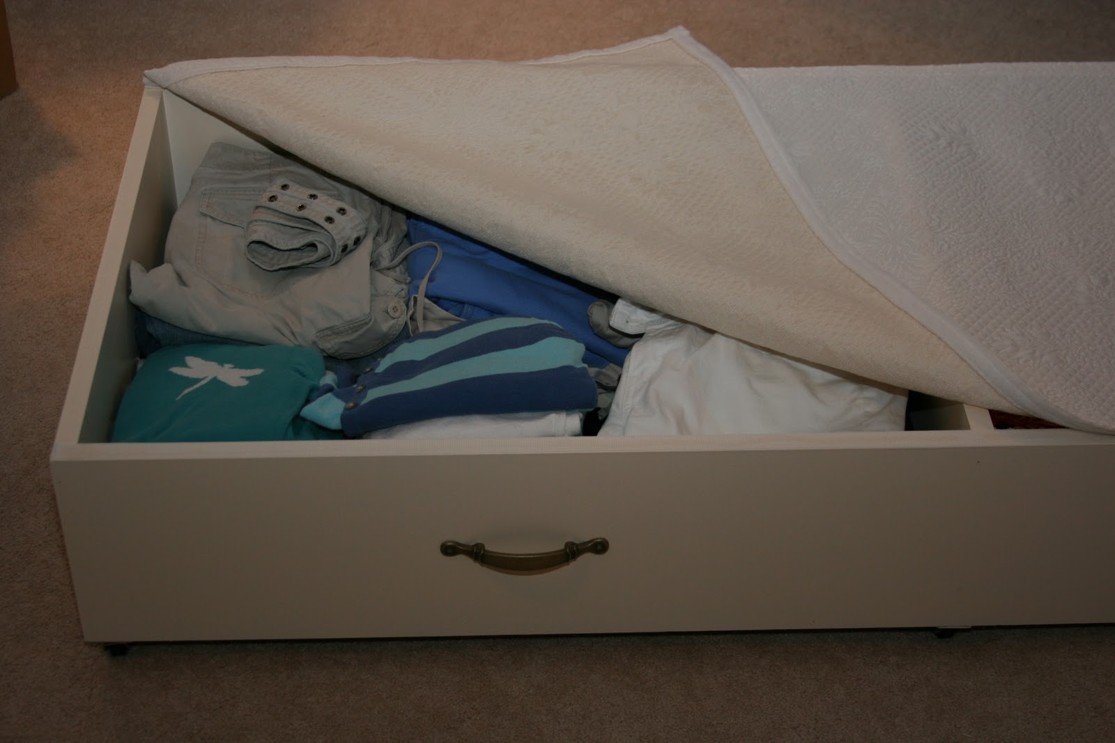 Harried Mom of Four Crafty! Under Bed Storage Drawers