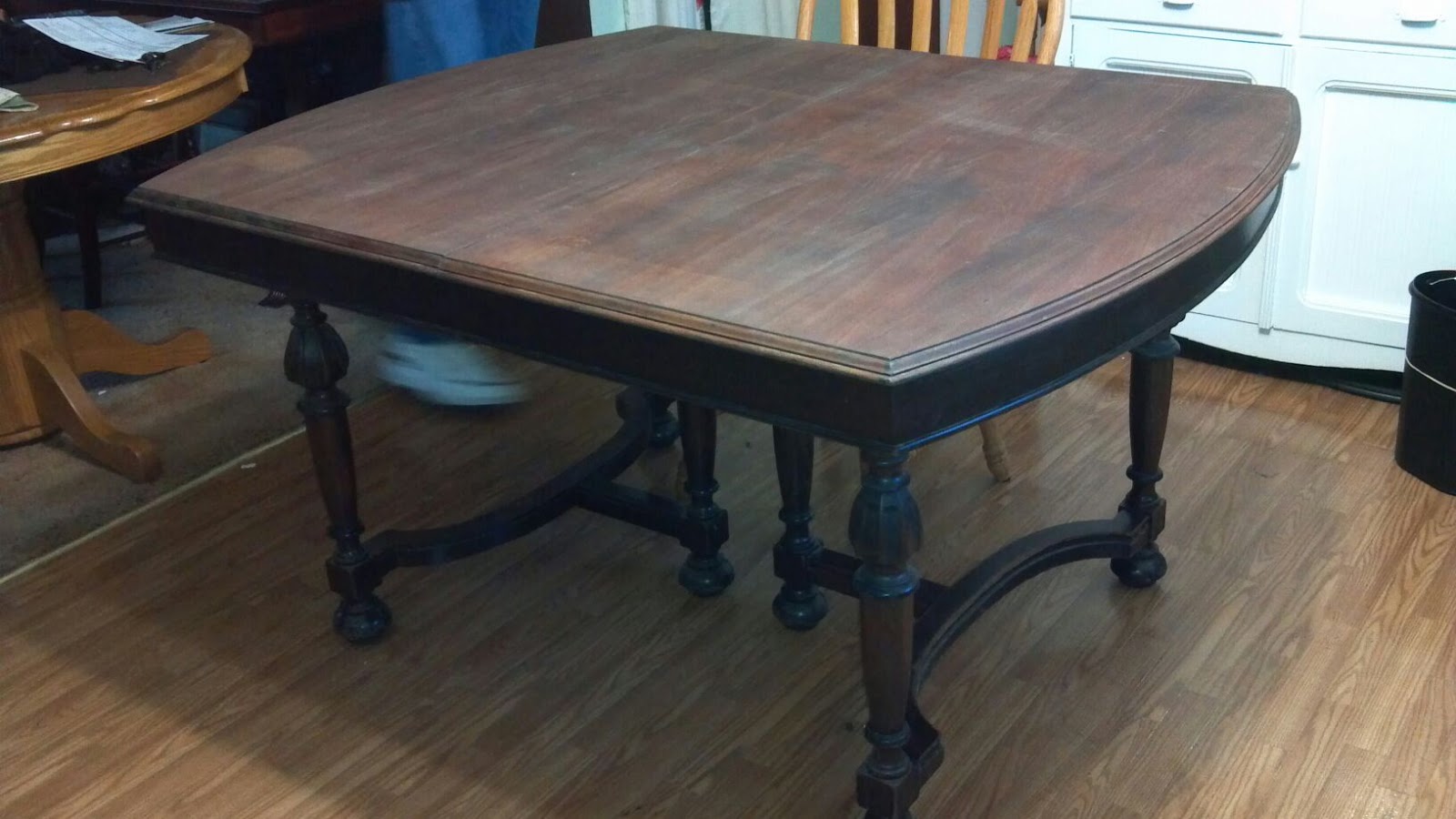 Craigslist Find Mahogany dining table LC Studios