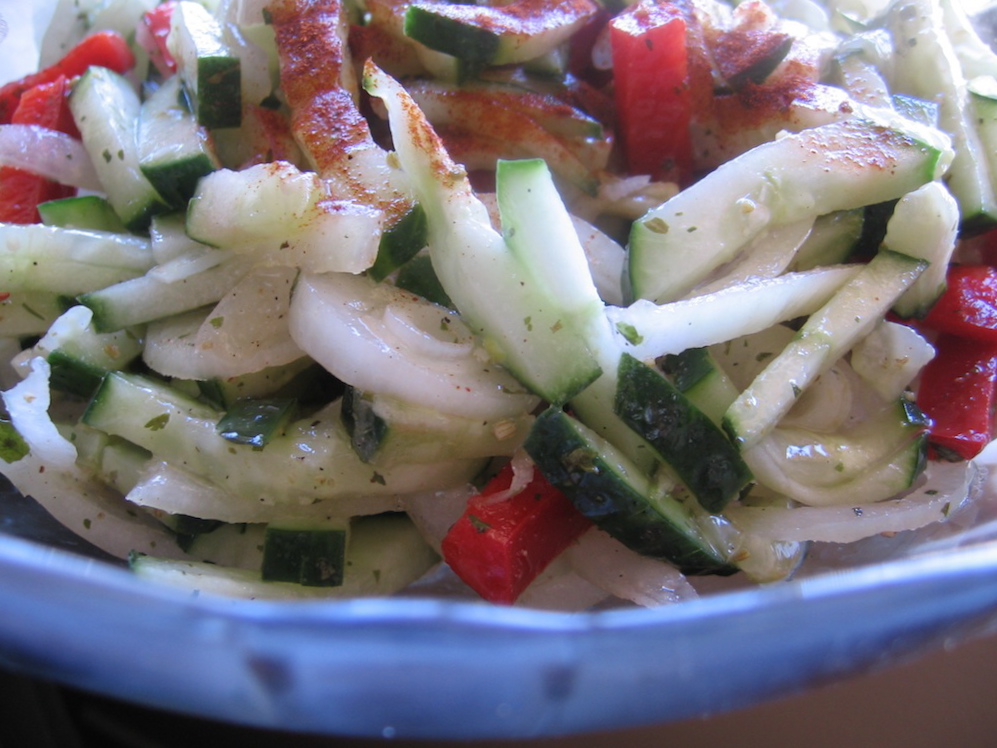 Hungarian Cucumber Salad Vegetarian Underground