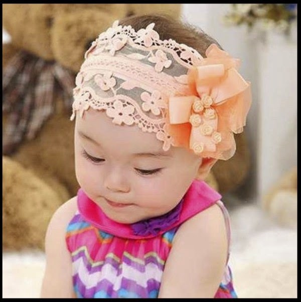 Model bandana lucu untuk bayi perempuan Model bandana lucu untuk bayi perempuan