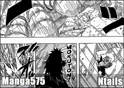 Naruto Mangá 575 -  A determinação de pedra