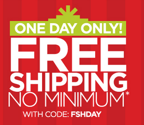 JCPenney: Get FREE Shipping on All Orders w/ Promo Code (Today Only)