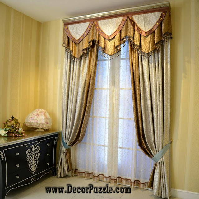 Best 20 luxury classic drapery and curtain designs 2015 Interior