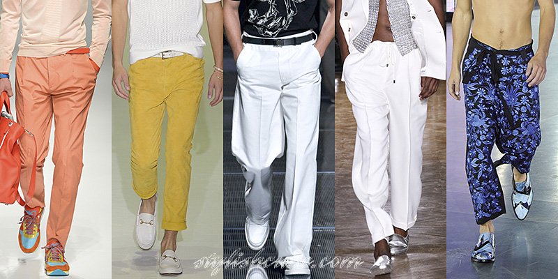 Spring Summer 2013 Men's Fashion Pants Trends Spring Summer 2013 Fashion Trends