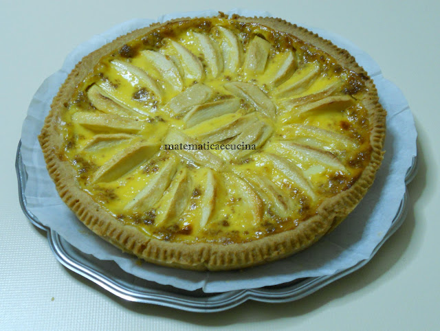 crostata con mele e crema pasticciera