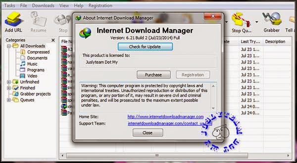Internet Download Manager V6.21 Build 2 Terbaru