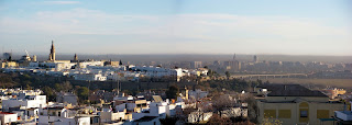Boina sobre Sevilla Contaminación atmosférica sobre Sevilla