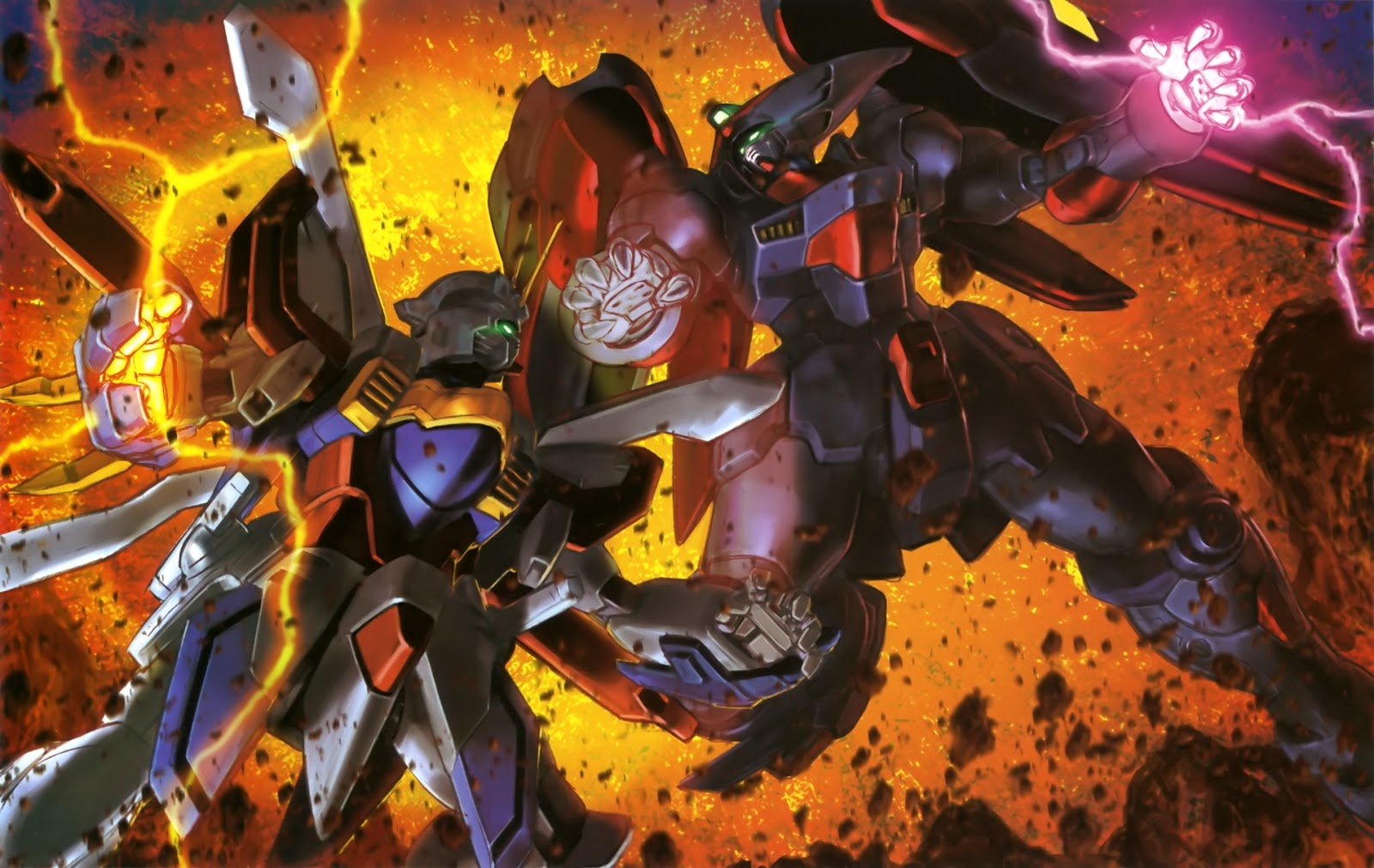 Gundam Walls And Lols God Gundam Vs Master Gundam Wallpaper