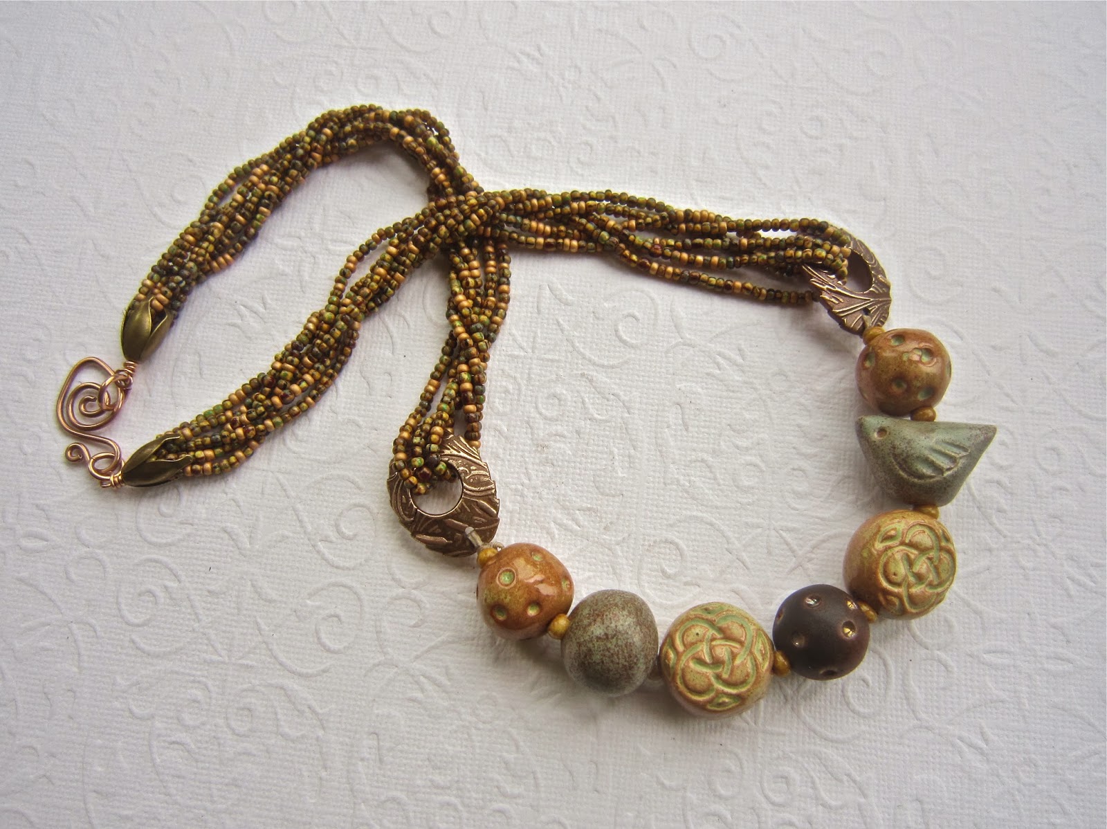 Art Jewelry Elements Braided Bead Rope Tutorial