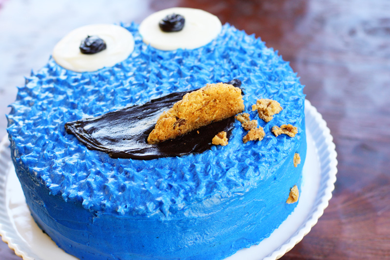 A Cookie Monster Birthday Cake Sweet Anna S