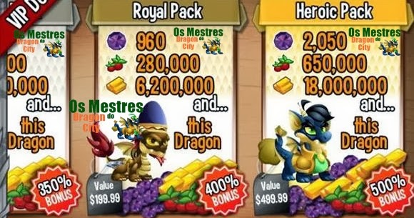 Vip deals dragon city