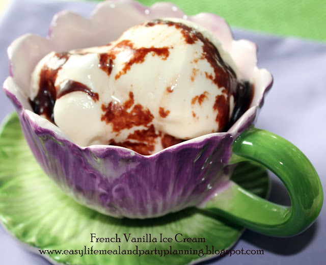 The Very Best Cream Chocolate Fudge Sauce and French Vanilla ice Cream by Easy Life Meal & Party Planning
