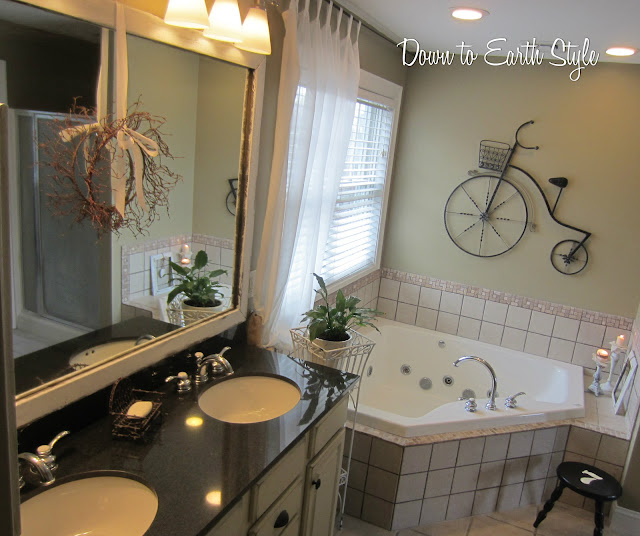 down to earth style our simple master bathroom down to earth style our simple master bathroom