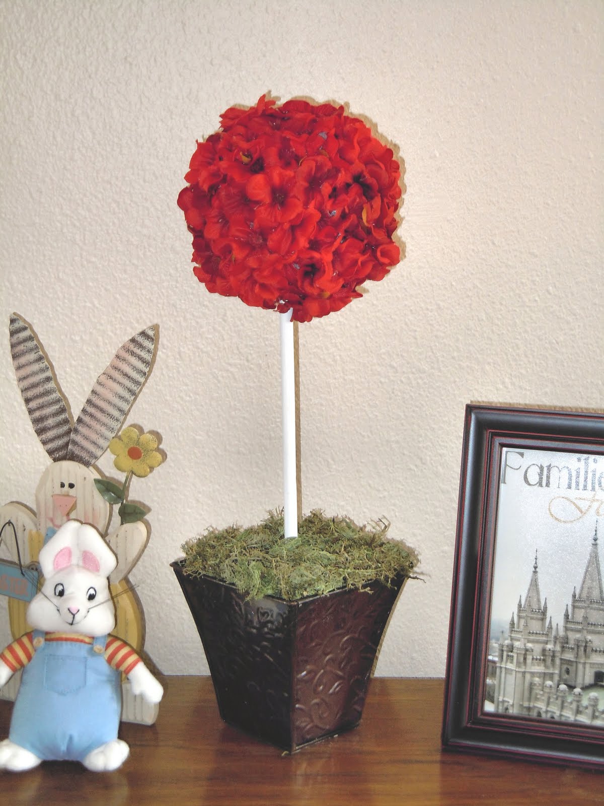 DIY Flower Topiary Naturally Creative Mama