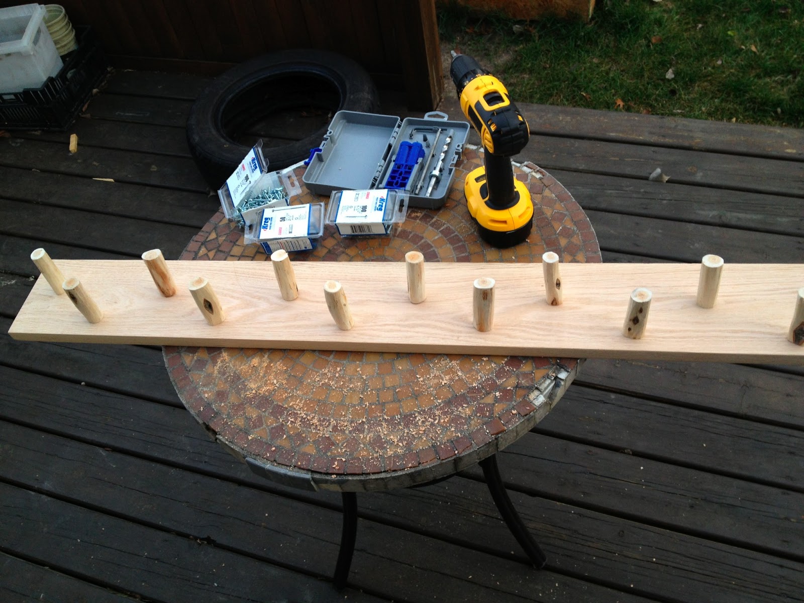 The Modern DIY Life DIY Wall Hanging Coat Rack