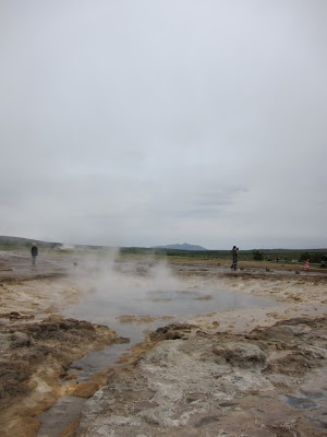 Strokkur Geiser Erupting, Iceland